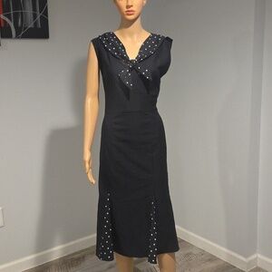 Stop Staring Pin-up Reto Wiggle Dress